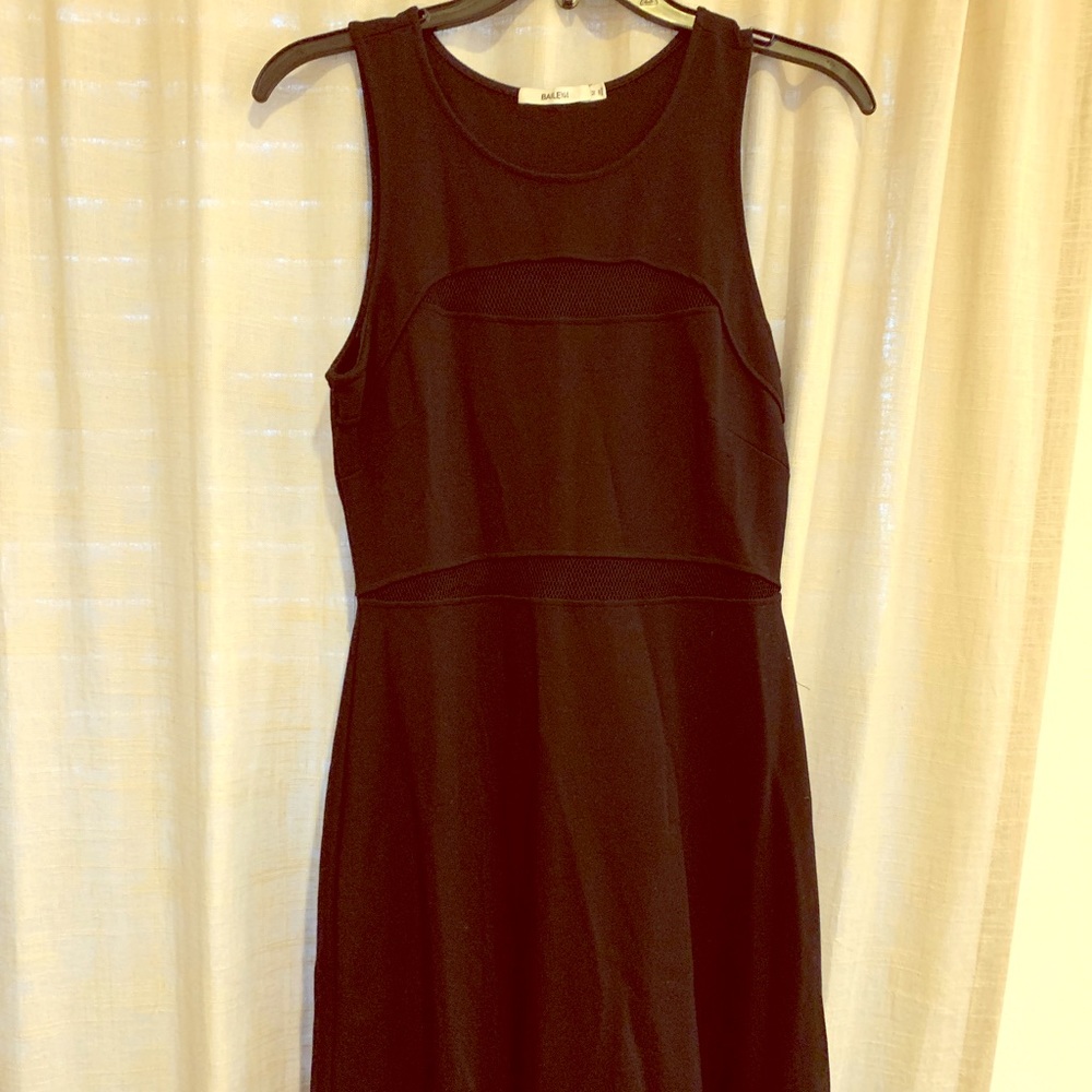 Bailey44 flirty mesh cut out midi dress